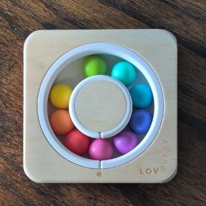 Lovevery Calming Rainbow Spinner Sensory Toy - Multicolor
